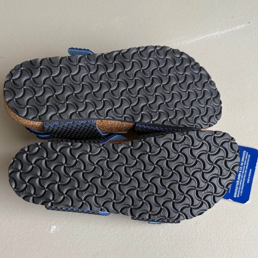 Birkenstock Kids Navy Textured Sandals - Picture 2 of 4